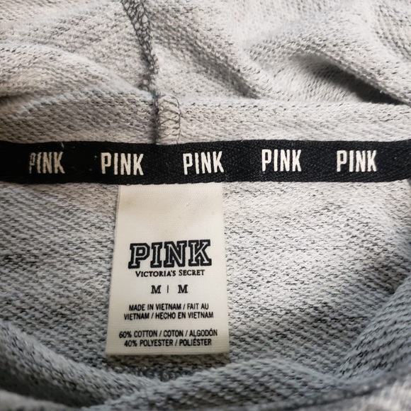 Pink VS sweatshirt with hoodie - Picture 10 of 10